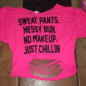 rue 21 pink t shirt.